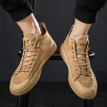 Мужская обувь; сезон весна-осень; обувь для скейтбординга; высокие мужские кроссовки в британском стиле; удобные мужские кроссовки для скейтбординга; спортивные L1-65