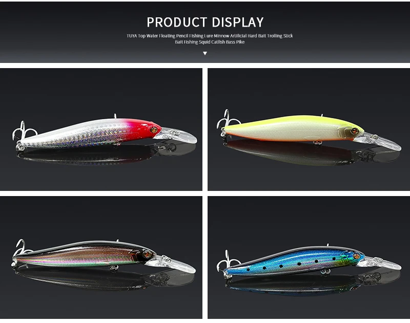 TUYA Wobblers Minnow Fishing Lures Magnet Weight System Trolling Lure Long Casting Artificial Hard Bait Slowly Floating