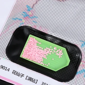 

2pcs/set Magic Sticky Silicone Mat for Diamond Painting DIY Tools Diamonds Tray Holder Idea for Holding Tray 5D Diamond