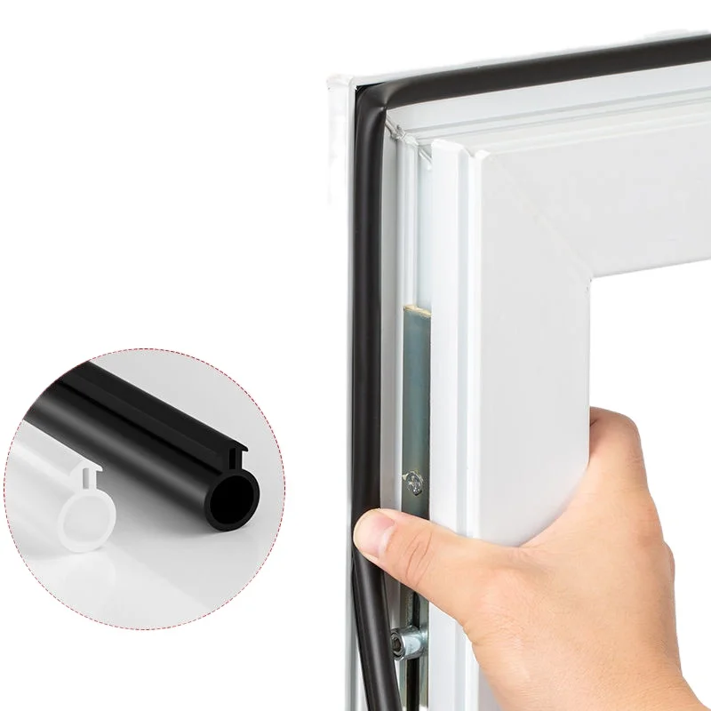 Уплотнительная лента для окон типа O 6 м пластиковая Пыленепроницаемая