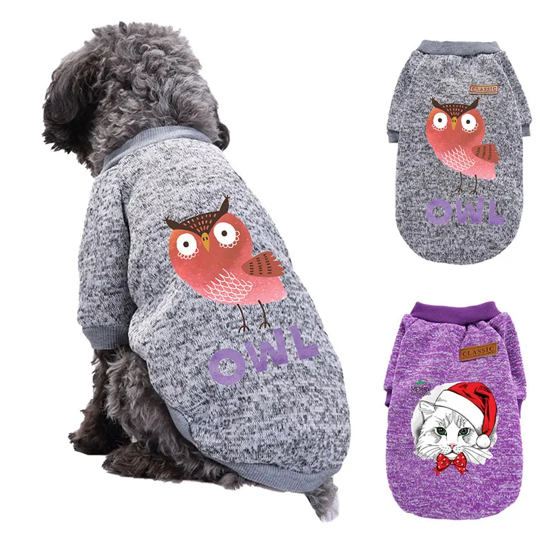 

Christmas Clothes For Pets Xmas Clothing Pets Soft Cozy Warm Sweater Clothes Durable Small Dogs Costume Fleece Sweatshirt