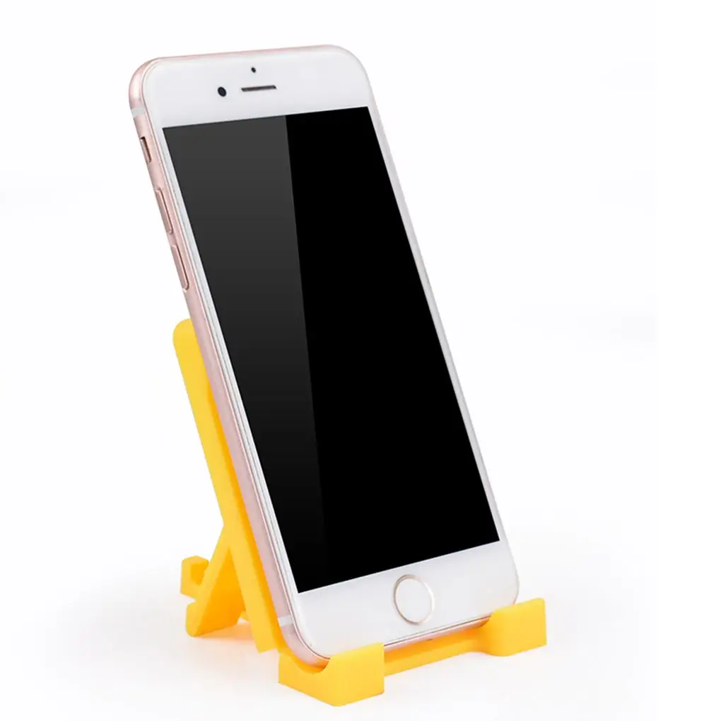Универсальный пластиковый держатель для телефона Подставка для iPhone 7 8 X для samsung для смартфона Xiaomi Candy Кронштейн для мобильного телефона - Цвет: 1PCS