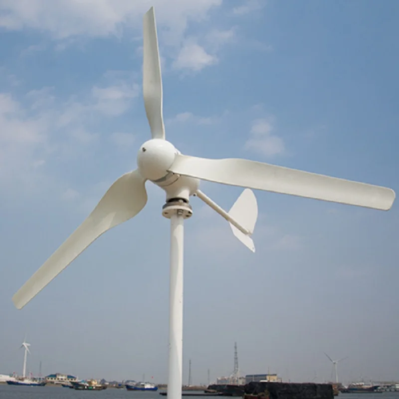 R& X 600 Вт горизонтальная ветровая турбина 24 V/48 V опционально с Мощность контроллер для нагрузки дома потолочный светильник