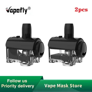 

2pcs Original Vapefly TGO Replacement Pod Cartridge 2ml/ 4.5ml Capacity E-cig Pod with TGO Mesh Coil for Vapefly TGO Pod Kit