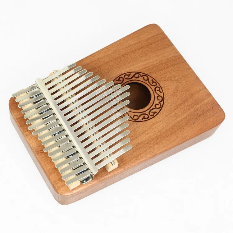 Kerus 17 teclas Kalimba pulgar Piano de madera de alta calidad cuerpo de caoba instrumento Musical con aprendizaje Libre Tune m