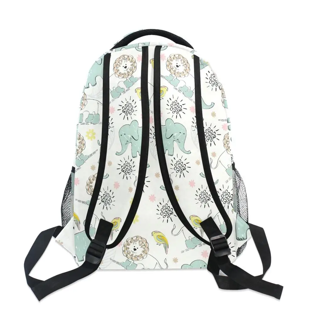 New Elephant Printing School Bags for Teenage Girls Waterproof High School Backpack Women Student Book Bag big Travel Backpacks