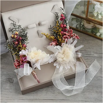 

Moriyama fairy beauty dried flowers flower corsage bride wedding reception banquet hair decoration bride hair flower