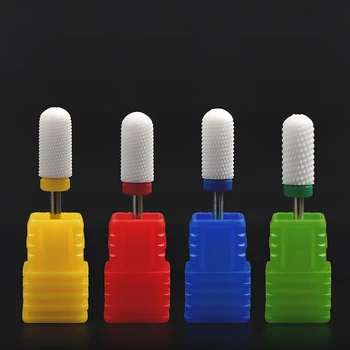 

Rolabling 2PCS Ceramic Nail Drill Bit Electric Nail Drill Manicure Machine Accessories Tool Milling Cutters Manicure Set