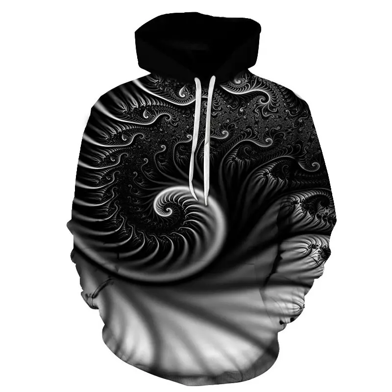 WDT021 Off White vortex напечатаны мужские свитшоты с длинными рукавами с капюшоном красочный спортивный костюм с капюшоном Повседневная Спортивная одежда hombre Толстовка - Цвет: WDT021
