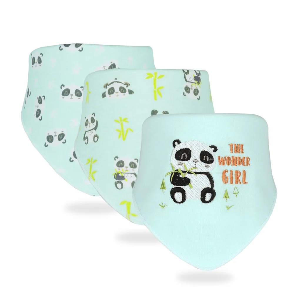 3 Pcs / Set Newborn Baby Bibs Baby Feeding Smock Infant Burp Cloths Baby Eating Accessory Soft Stuff for Newborns Baby Products - Цвет: 6