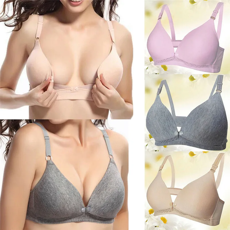 

Wirefree Nursing Maternity Bra Clothing Breastfeeding Bra for Pregnant Women Pregnancy Breast One Size Sleep Underwear