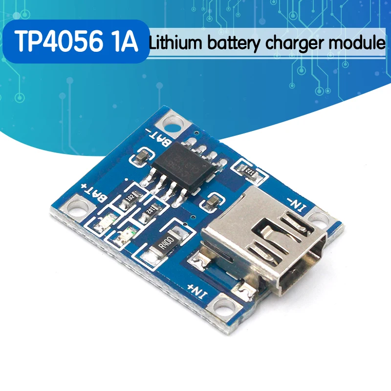 Mini USB 5V 1A 18650 TP4056 модуль зарядного устройства литиевой батареи зарядная плата с