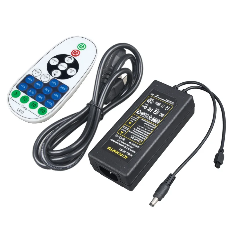 

LED Power Control All-in-one Power Supply Lamp Light Belt Dimmer 23 Key Monochrome Controller Built-in All-in-one