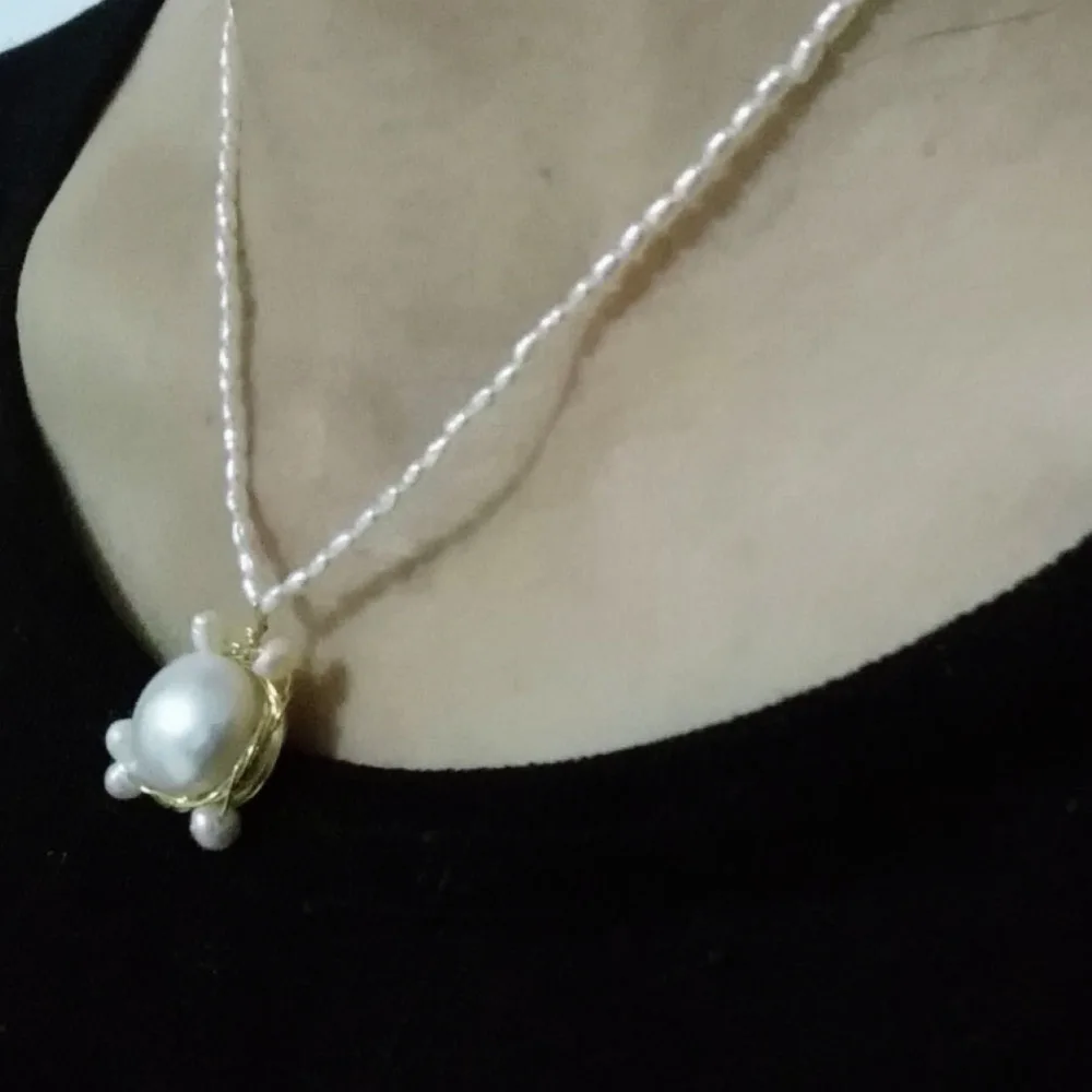 YKNRBPH, уникальный дизайн, жемчужная подвеска, ожерелье, 14 k, ручная работа, хорошее ювелирное изделие, жемчужные цепочки