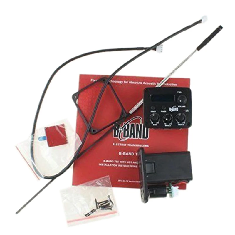 Hot Acoustic Guitar Pickup Systems Kit General B Band T35 3-Band Eq with Tuner | Спорт и развлечения