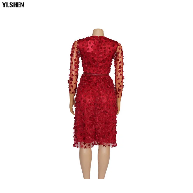 African Dresses for Women Dashiki 2019 New African Dress Africa Clothes Bazin Sexy Embroidered Glitter Robe Africain Grown 21