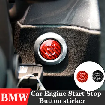 

Car styling Carbon Fiber 3D Sticker Car Engine START Button Cover Sticker for bmw e90 e46 e39 e36 e60 f30 f10 e87 e53 e70 g30