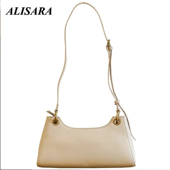 

Bag for woman 2020 design Genuine Leather Messenger handbag elegant Business Casual bags Korean popular white art style