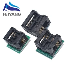 Sop16 para dip8 wide-body seat 150mil 200mil 208mil 300mil soquete adaptador sop8 programador para ezp2010 ezp2013 ch341a ic teste