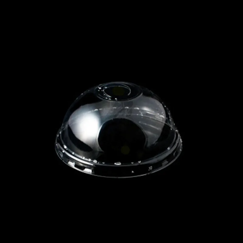 Lid 1 50 шт толстые прозрачные пластиковые стаканы из полипропилена, одноразовые чашки для кофе, молока, чая, сока, напитков, упаковочные чашки с крышками, пакеты на вынос - Цвет: Lid 1