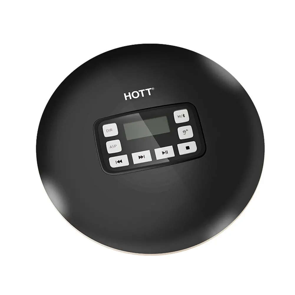 

LED Display Students Portable Wireless Language Learning Home Anti Skip Gift Adults Bluetooth CD Player Listenning Music