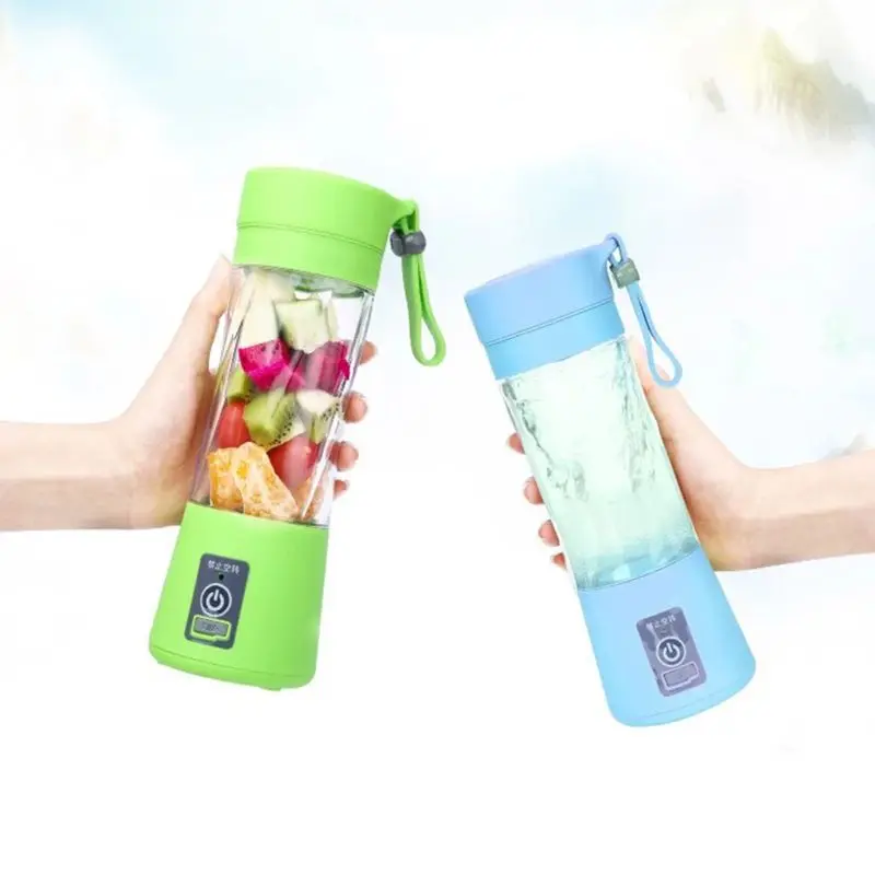 Máquina de Mistura Protable Mini Copo Juicer Único Servir Tamanho Pessoal Liquidificador Usb Recarregável 380ml Frutas Multifunções 20 Protable mini copo juicer único servir tamanho