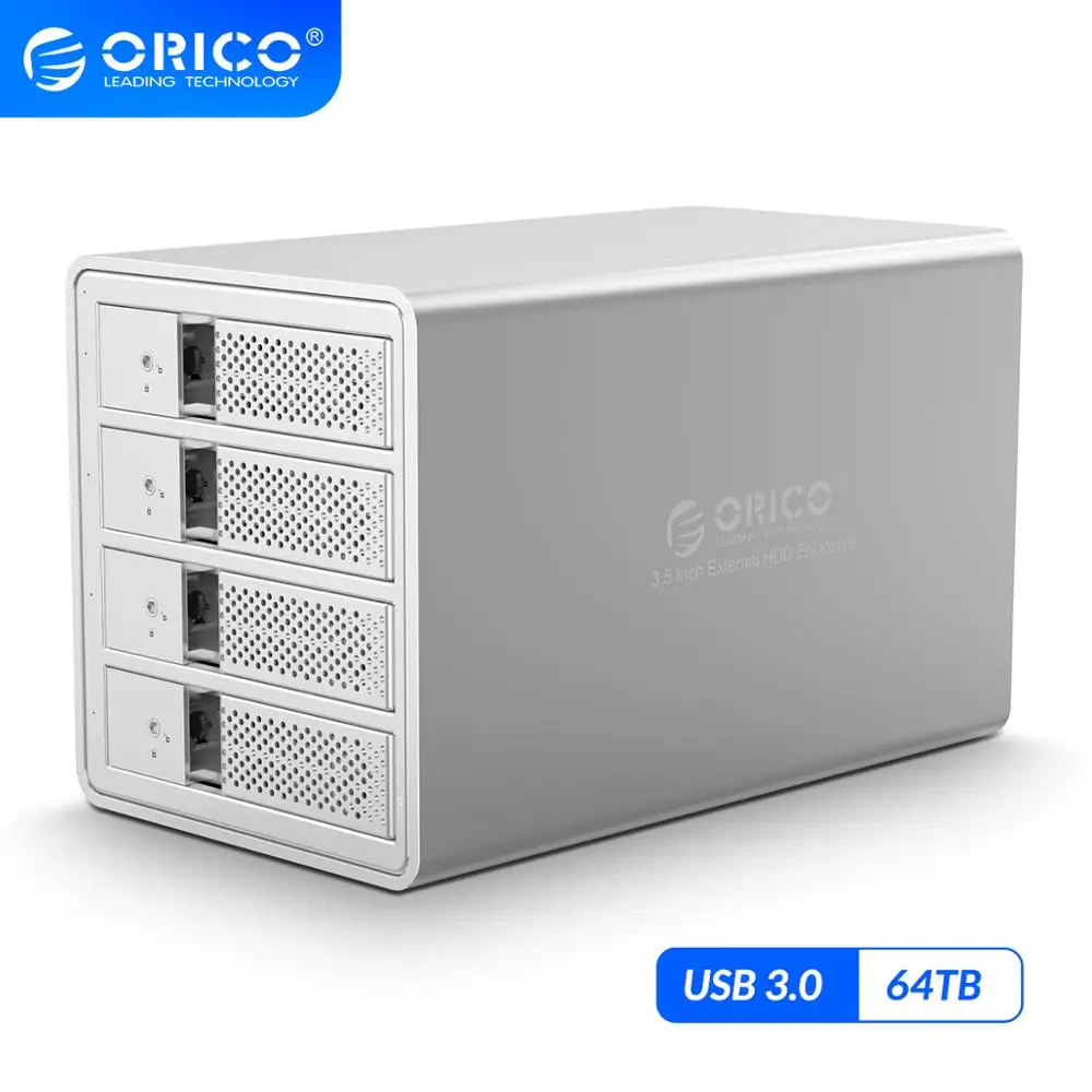 Корпус для жесткого диска ORICO 95 Series 4 bay 3 5 дюйма USB3.0 150 Вт внутренний адаптер