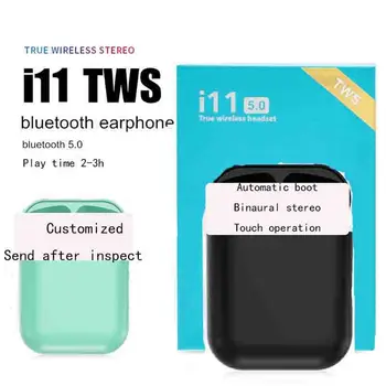 

Original i11 TWS Mini 5.0 Bluetooth Touch control Earphone Wireless Headset Portable Invisible Earbud for all Smart Phone