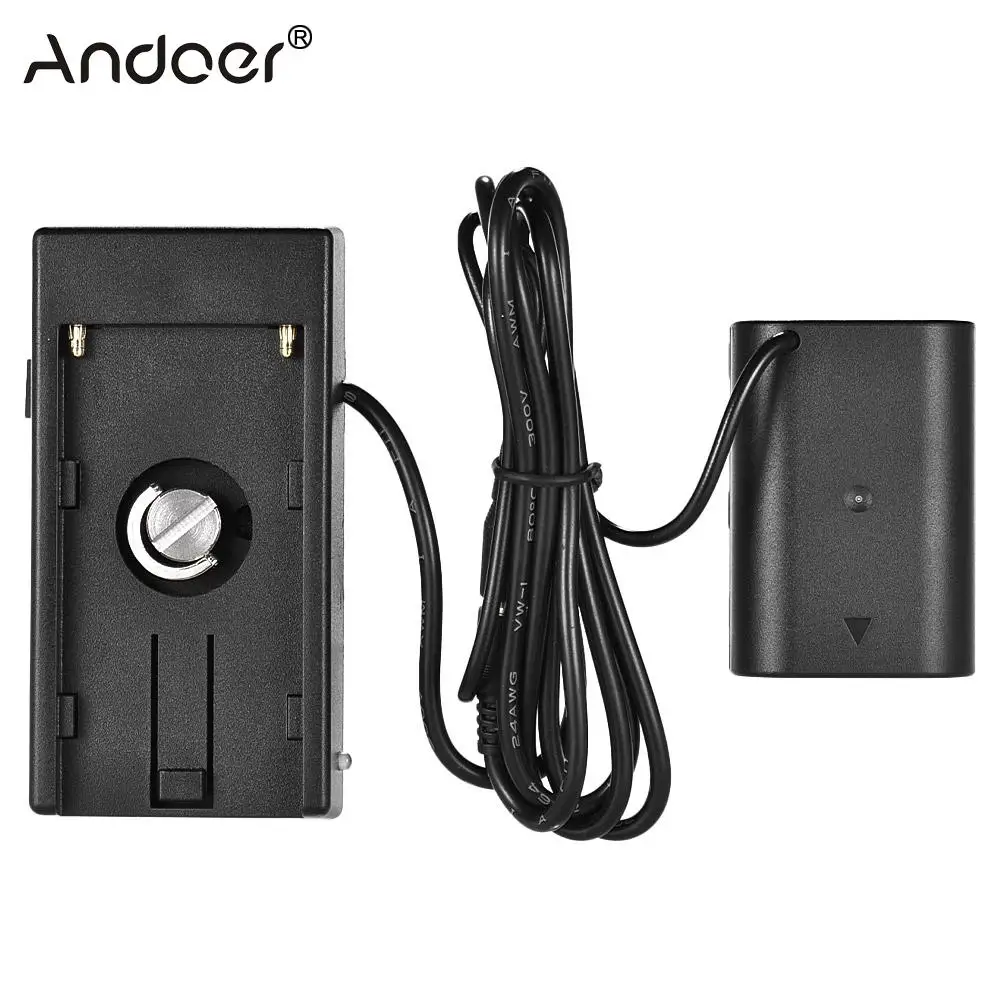 Andoer NP-F970 для DMW-DCC12 Батарея адаптер+ разъемом постоянного тока для DMC-GH3 DMC-GH4 DMC-GH3K DMC-GH4K GH5