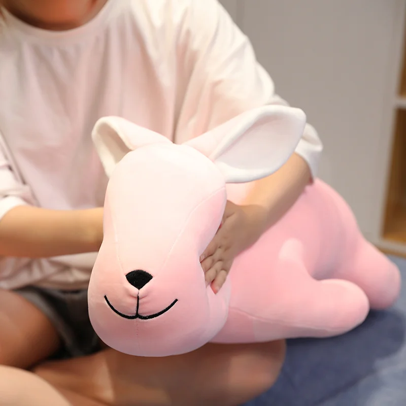 pink bunny pillow pet