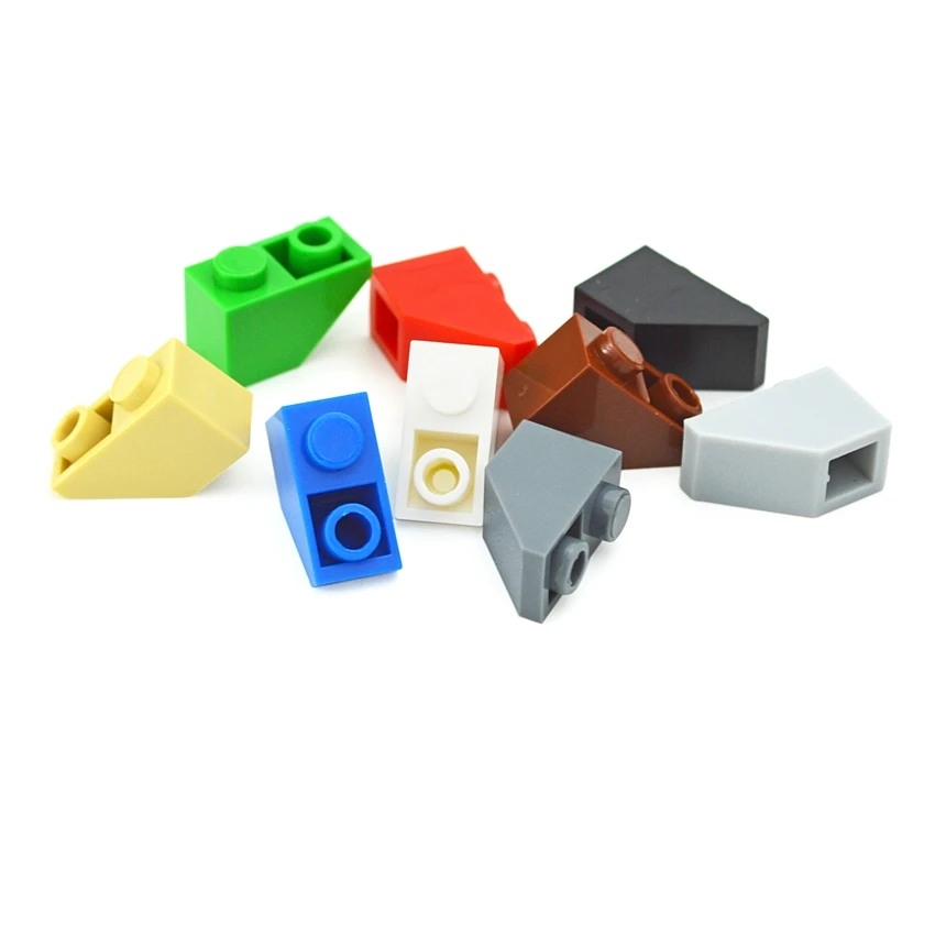 Building Blocks Technical MOC Parts 2x1 Slope Inverted 45&deg; Anti-bevel Bricks Compatible With 3665 for Children
