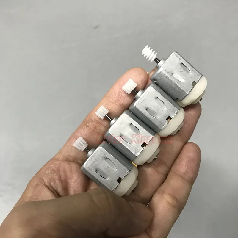 4 шт Мини 130 микро постоянного тока мотор-редуктор постоянного тока 3V 6V червячный 10/12/14T зубы Шестерни микро электродвигатель игрушечный автомобиль модель "Сделай своими руками"