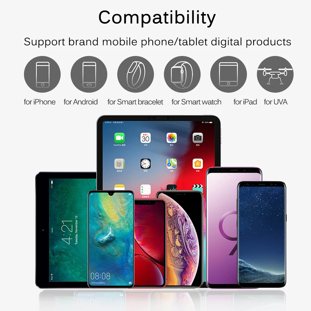 А. С тонкий внешний аккумулятор 5000 мАч портативный ультра мини для iPhone