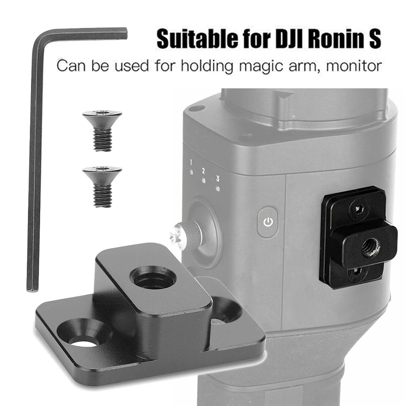Видеомонитор длинная подставка адаптер пластина для DJI Ronin S Gimbal с 1/4 Винт специально разработан для DJI Ronin S 11