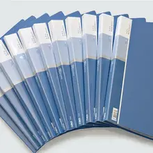 A4 дисплей книга 30/40 страниц для банка кампуса документов офиса на рабочем месте семьи прозрачный вставить папка Хранения Документов Сумка