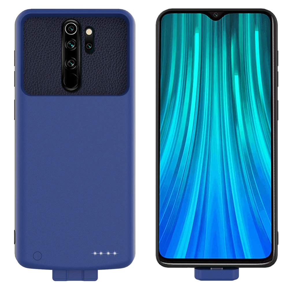 7000 мАч Внешний внешний аккумулятор чехол для Redmi Note 8 Pro Чехол для зарядного устройства для Xiaomi Redmi Note 8 чехол для резервного аккумулятора