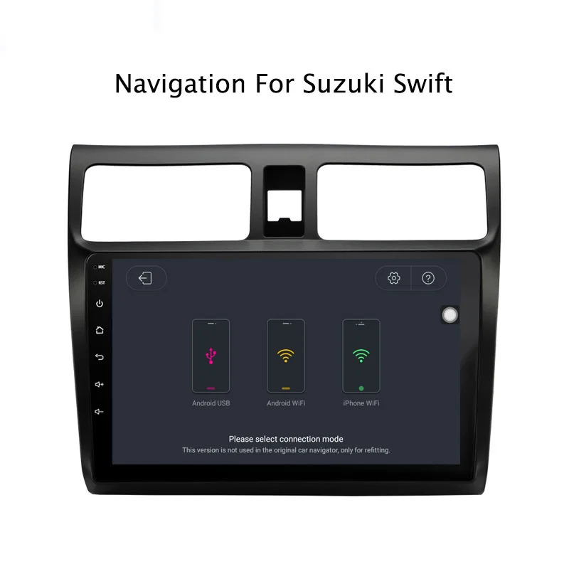 Excellent Ectwodvd 10.1inch Andriod 8.1 Car DVD GPS For Suzuki Swift 2004-2010 4G RAM 64G ROM CarPlay DSP 4G LTE with WIFI 8