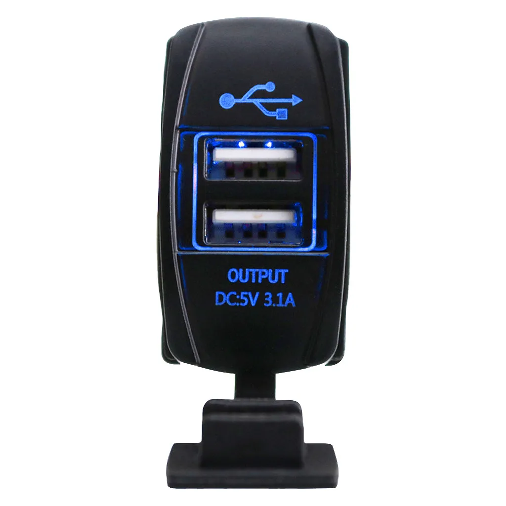Покупаете 12/24V 3.1A автомобиля Motorcyc Dual USB Мощность Зарядка порт розетка разъем светодиодный Дисплей BsMobile телефона зарядки для наружных осветительных приборов
