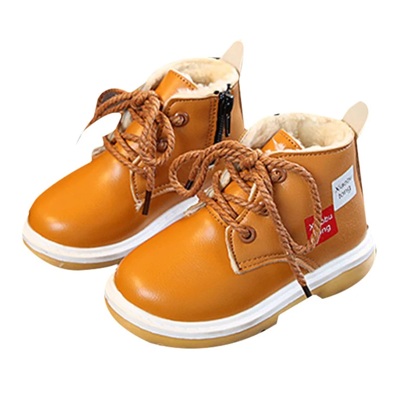 

COZULMA Kids Boots for Boys Girls Ankle Boots Baby Toddler Autumn Winter Boots Shoes Kids Sport Shoes Children Boys Casual Shoes