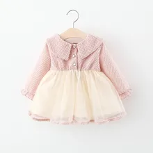 Платье для девочек; Весна-Осень г.; платье принцессы для маленьких девочек; детская одежда;