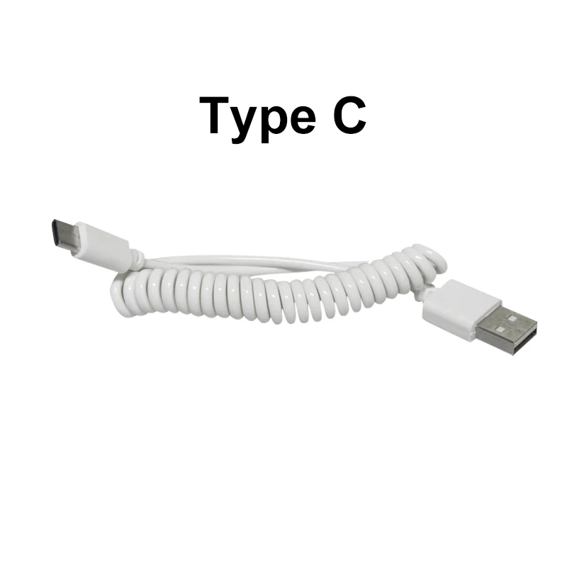 Type C Android IOS type C портативный кабель для передачи данных для DJI Phantom 3/4 PRO+ Inspire 12 подходит для IPhone IPad Android телефонов - Цвет: Type C