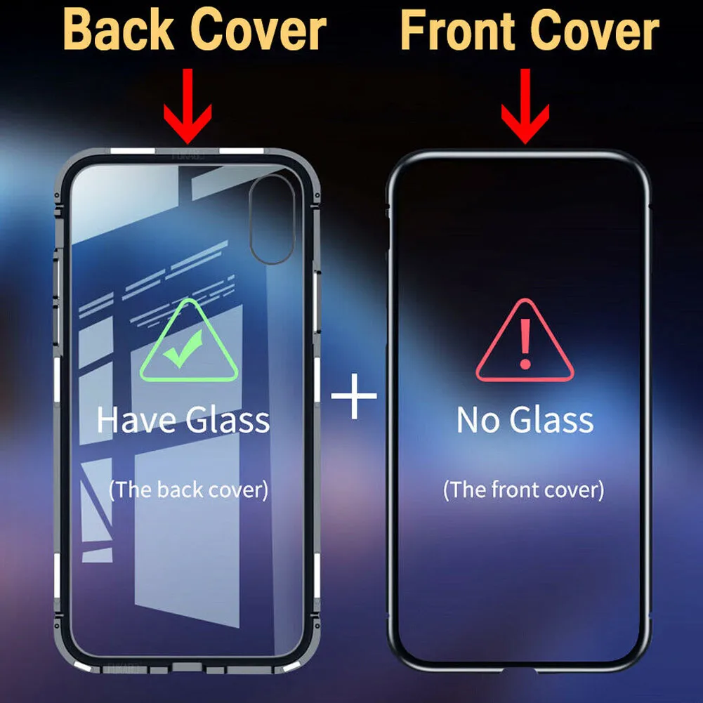 Магнитный абсорбционный чехол металлический бампер крышка для iPhone 11/11 Pro Max/11 Pro OC