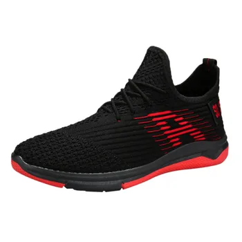 

SAGACE Sneakers Fashion Men Breathable Mesh Platform Sports Shoes Casual Basketball Soft Student Running Shoes In Summer X0106