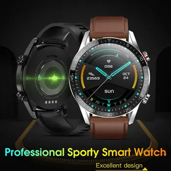 

L013 Smart Watch Men Bluetooth Call ECG+PPG IP68 Waterproof Blood Pressure Heart Rate Fitness Tracker sports Smartwatch PK L13