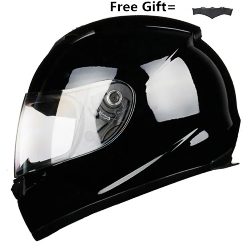 moto rcycle шлем лицо SDU полное лицо шлем Dot moto casco s m l xl XXL - Цвет: gloss black