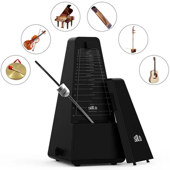 

Guitar Metronome Antique Vintage Style Bell Ring Rhythm Pendulum Mechanical Metronome for Guitar Bass Piano Violin Accessories