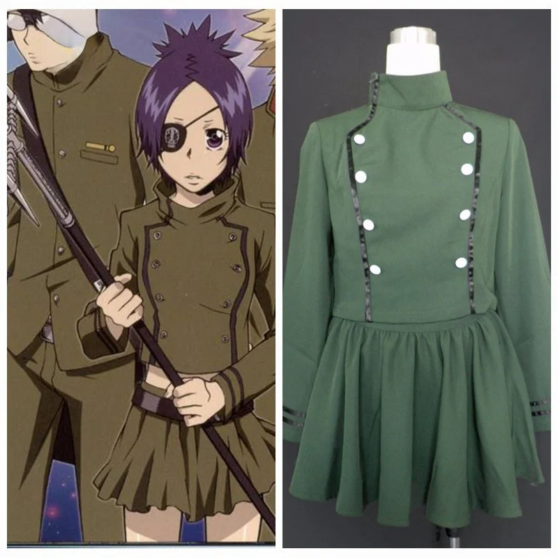 

Anime Katekyo Hitman Reborn Kokuyo School Female Uniform Anime Cosplay Costume Customize for plus size