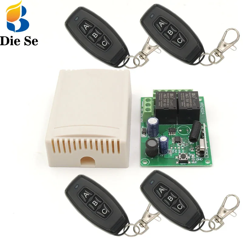 YIZAN 12V 1CH 433 MHz Telecomando universale senza fili Interruttore ricevitore RF Ricevitore 433 MHz Modulo pulsante Kit DIY YIZAN 12V 1CH 433 MHz Telecomando universale senza fili Interruttore ricevitore RF Ricevitore 433 MHz Modulo pulsante Kit DIY