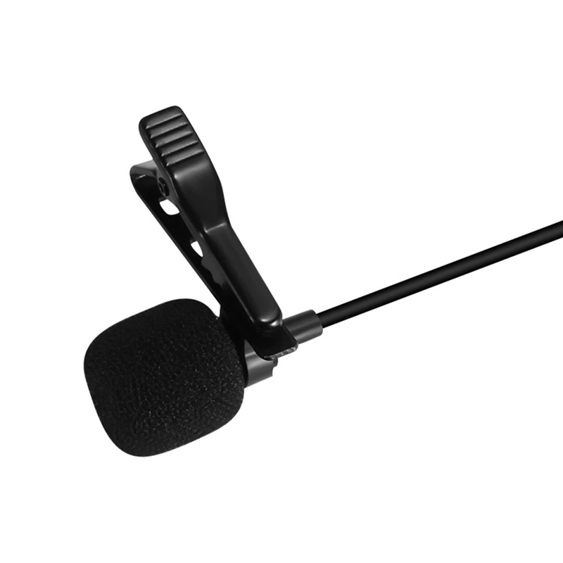 Петличный микрофон с отворотом конденсатор микрофон всенаправленный шумоподавление перезарядка для камеры и телефона