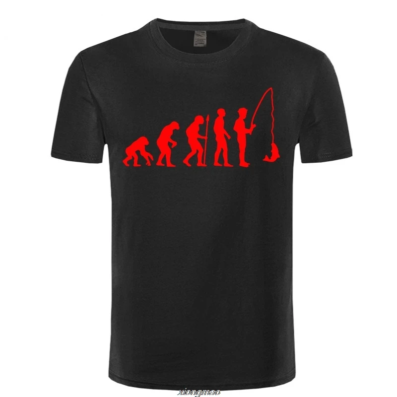 

Evolution Of Fishinger T SHIRT Fish Bait Carp Angling Gift Birthday Present For Dad Him Father T-Shirt Men's Tshirt Kawaii
